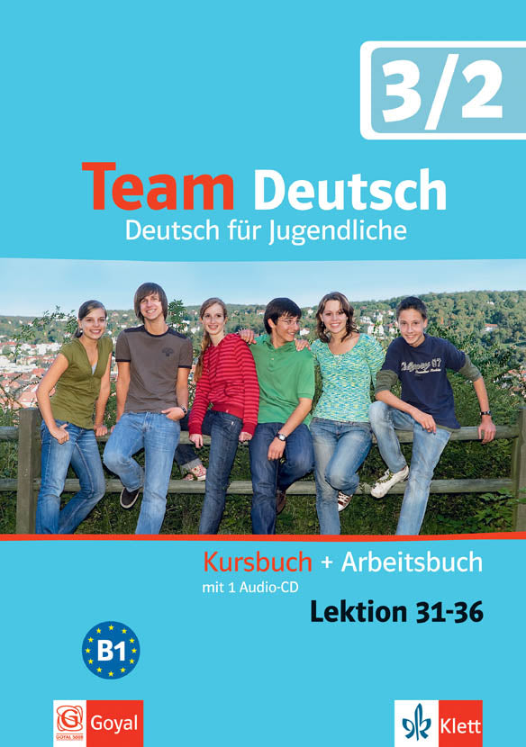 Team Deutsch 3/2 Book  (With Audios Downloadable ) Prescribed by CBSE Board