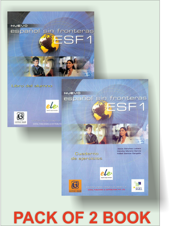 ESF - Espanol Sin Fronteras 1 Textbook (Audio Downlodable) + Workbook