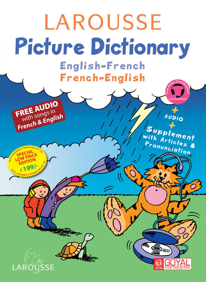 Larousse Picture Dictionary English- French (With Downloadable Audios)