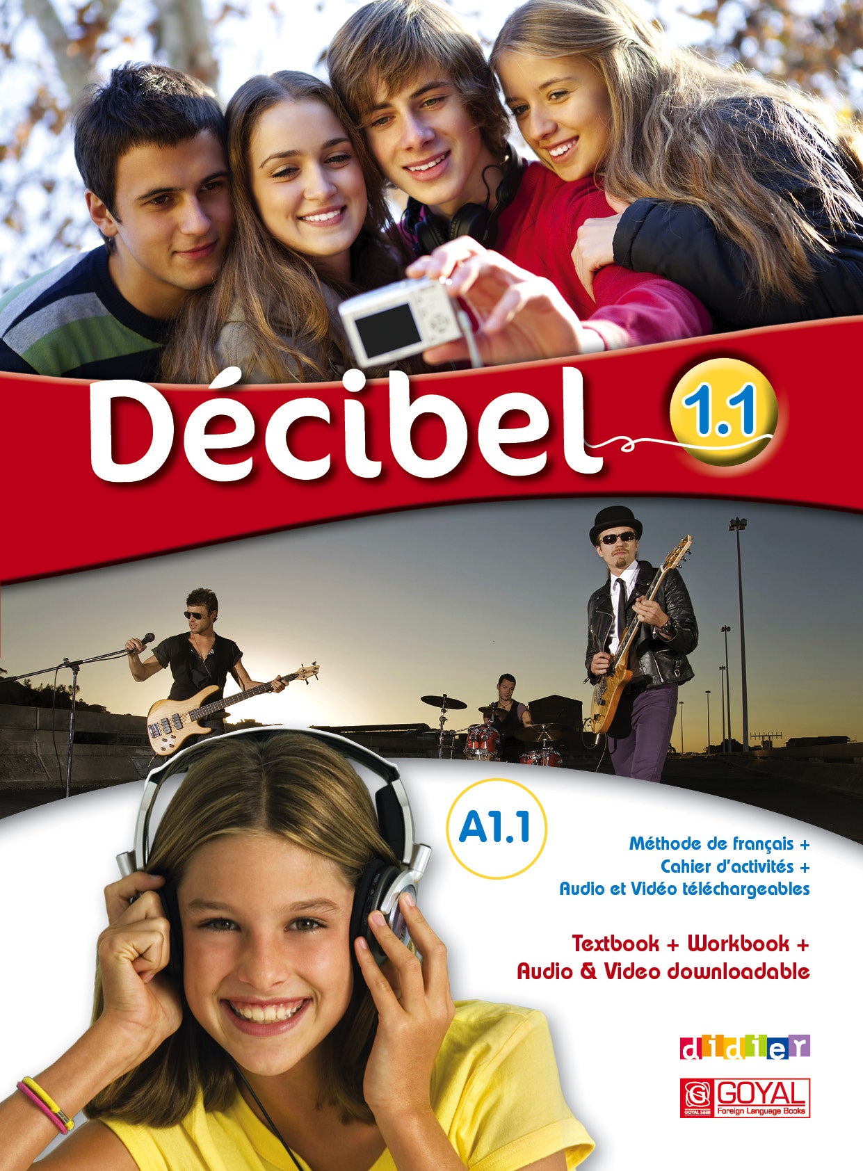 Decibel A1.1 Textbook + Workbook + Audio & Video Downloadable