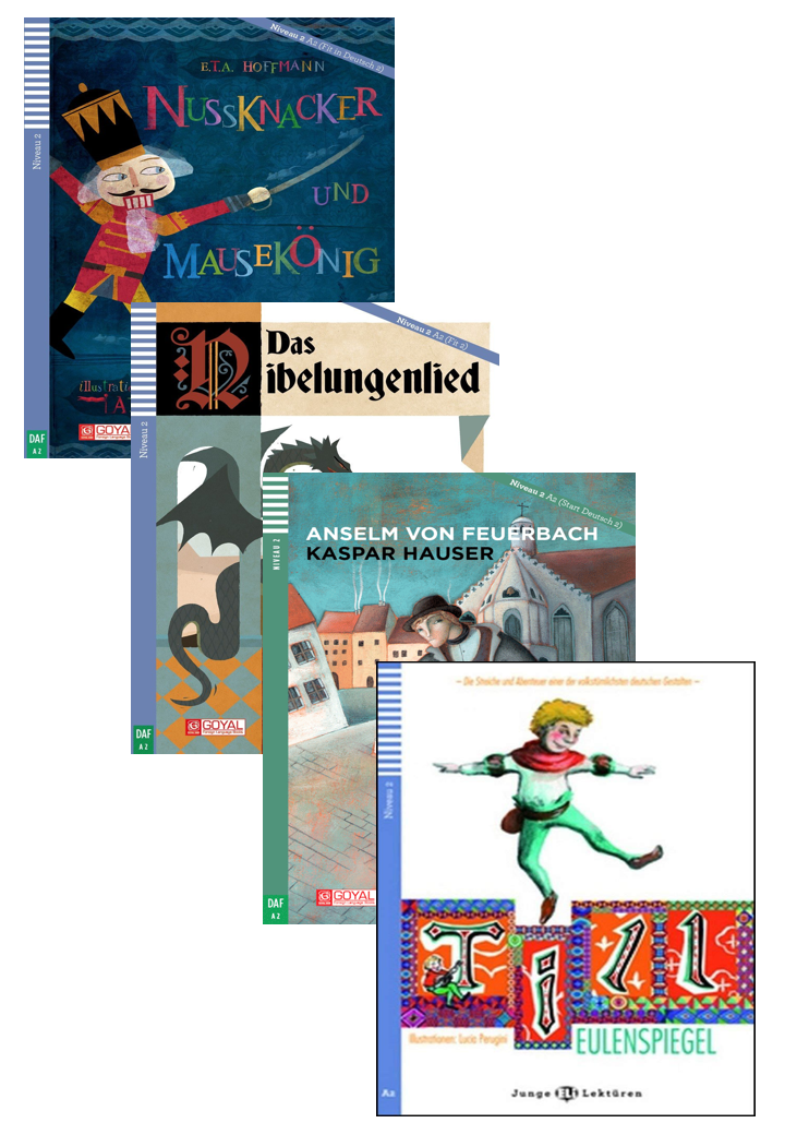 Nussknacker Und Mausekönig+Das Nibelungenlied+Kaspar Hauser+Till Eulenspiegel ( 4 Book Set )