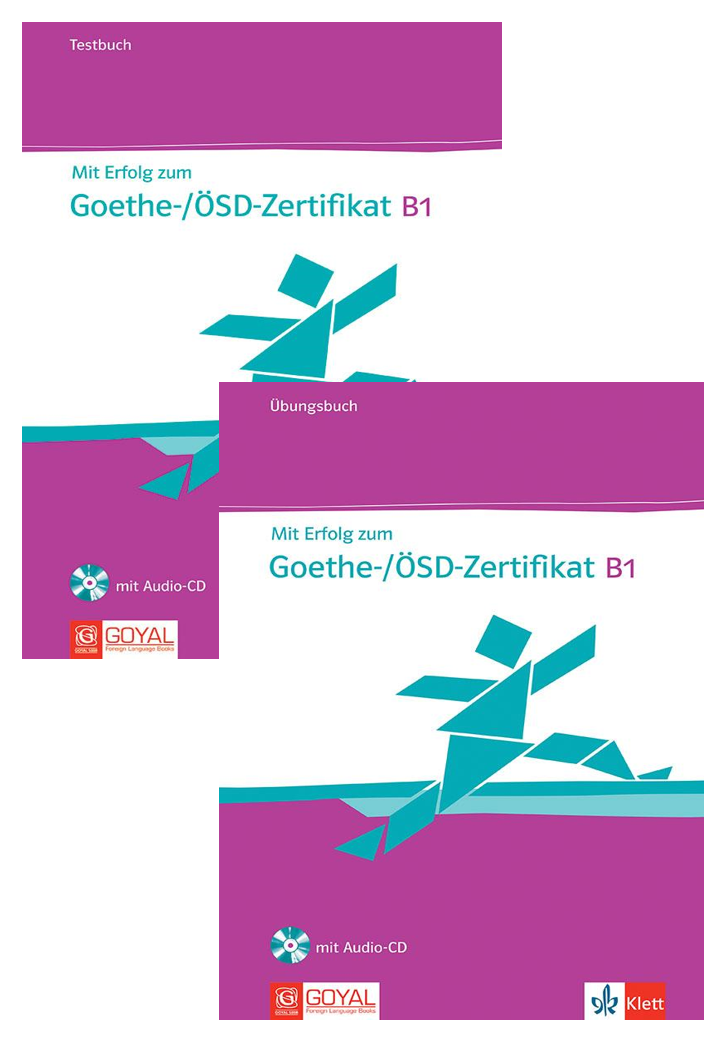 Exam Preparation B1-Mit Erfolg Zum Goethe-/OSD-Zertifikat B1 Testbuch+Ubungsbuch ( 2 Book Set+CD )