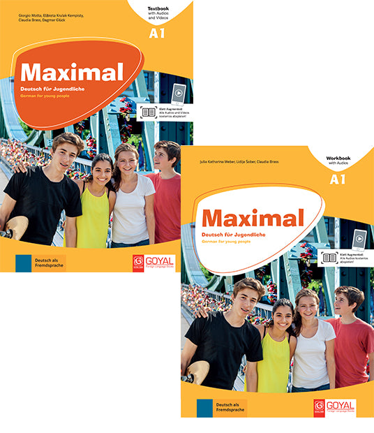 Maximal A1 Textbook + Workbook (Audio & Videos Downloadable)