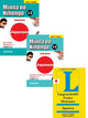 Minna No Nihongo 1.2 Textbook + Workbook + Langenscheidt Pocket Japanese Dictionary (Set of 3 Books)