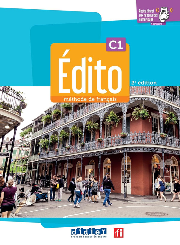 Edito C1 -Livre + cahier + didierfle.app (2024- 2e édition)