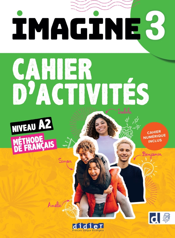 Imagine 3 – Niv. A2 – Cahier + cahier numérique