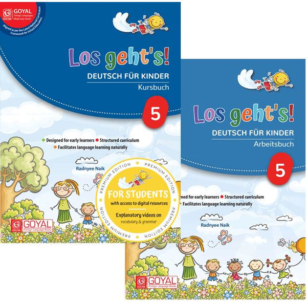 Los geht's 5 Kursbuch + Arbeitsbuch (Set of Two Books) Premium Edition With Access to Digital Resources