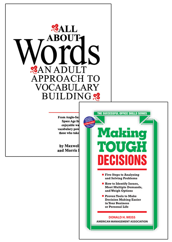 All About Word + Making Tough Decision (Set of 2 books)