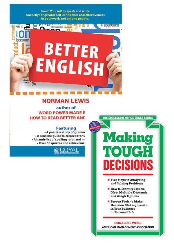 Better English + Making Tough Decision (Set of 2 books)