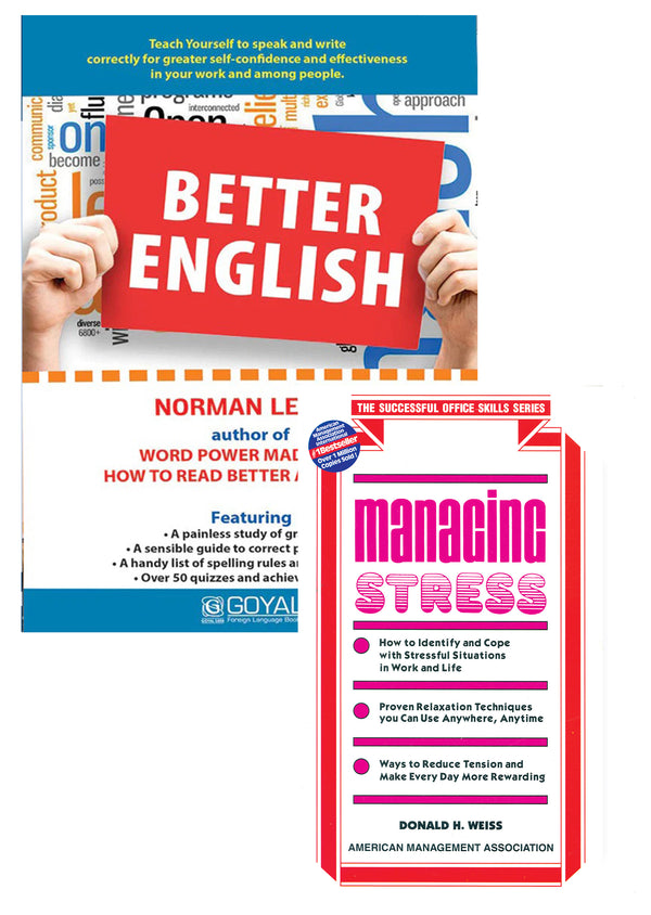 Better English + Managing Stress (Set of 2 books)
