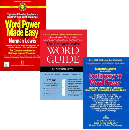 Word Power Made Easy+Comprehensive Word Guide+Dictionary of Word Power (Set of 3 books)