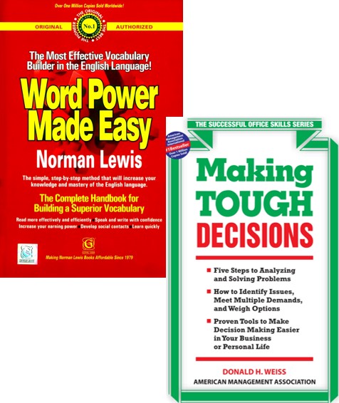 Word Power Made Easy + Making Tough Decision
