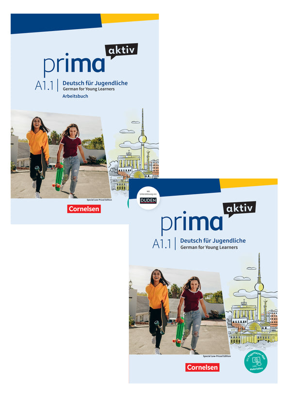 Prima aktiv A1.1 Deutsch für Jugendliche Textbook + Workbook