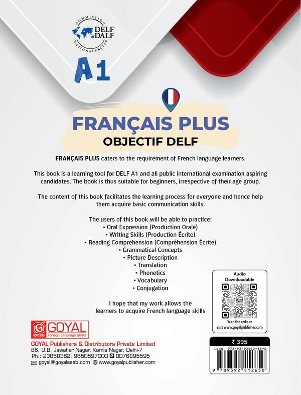 Français Plus Objectif Delf - A1 With Audios Downloadable