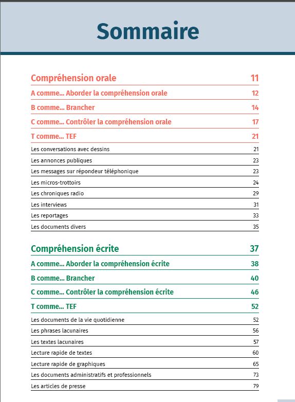 ABC TEF - Tous niveaux Audio en ligne et version numérique 100% interactive incluse