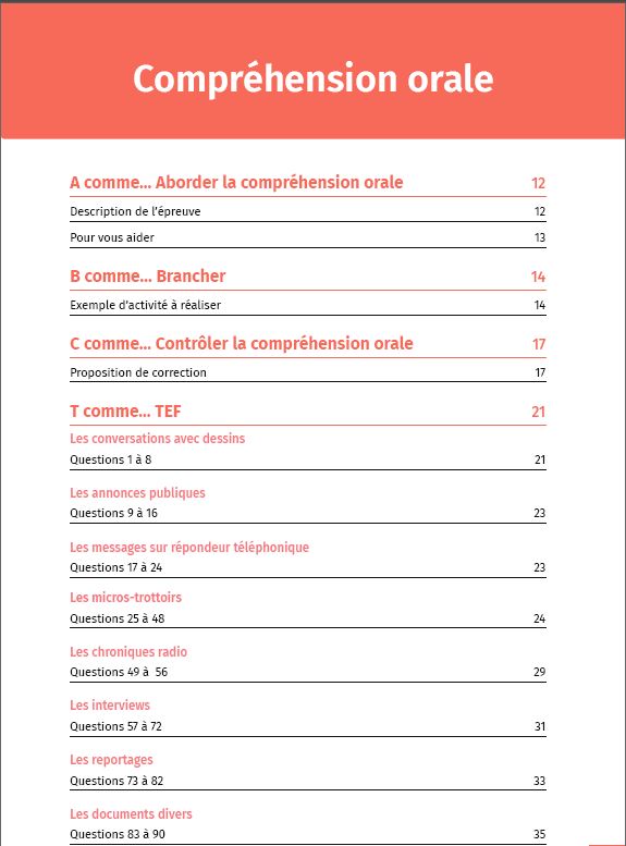 ABC TEF - Tous niveaux Audio en ligne et version numérique 100% interactive incluse