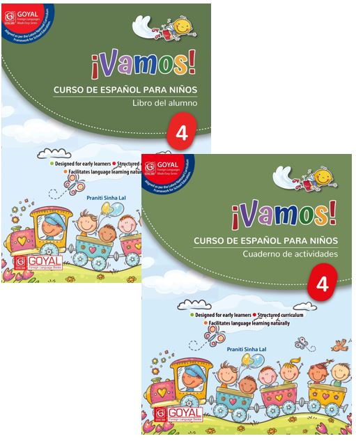 Vamos 4 Libro del almuno + Cuaderno de actividades (set of two books)