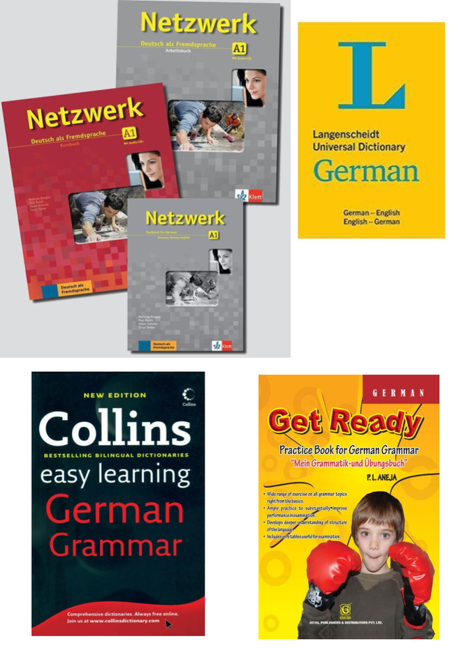 Netzwerk A1 Textbook+Workbook+Glossar+ German Universal