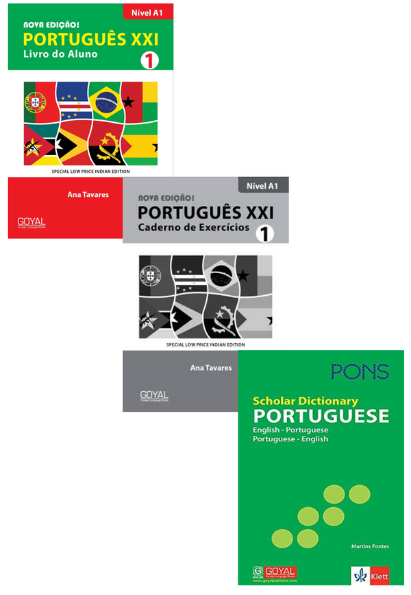 Portugues XXI Nivel A1 (nova edição)  Livro do Aluno+Caderno de Exercicios+Pons Scholar Dictionary Portuguese( Set Of 3Books )