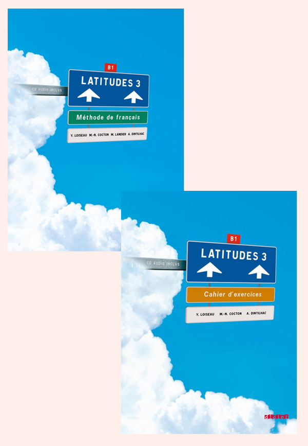 Latitudes 3-B1 Textbook+Workbook+CD Audio (2 Book Set)