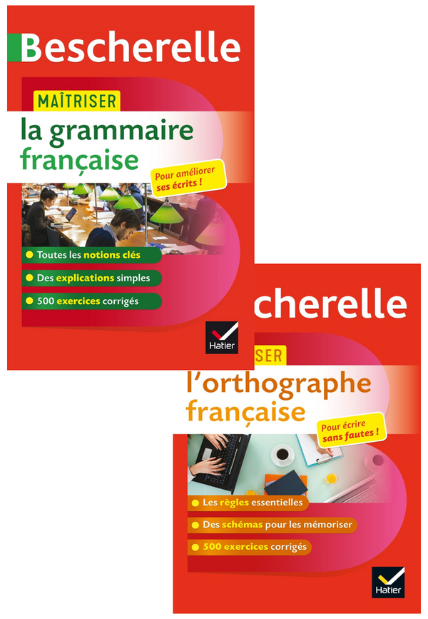 Bescherelle- Maîtriser la grammaire+ L'Orthographe francaise ( Set of 2 Books)
