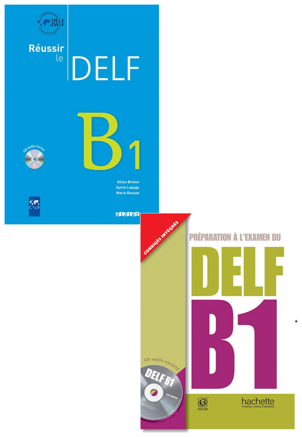 Delf B1 Livre + Audio Downloadable (Didier+Hachette) ( Set Of 2 Books)
