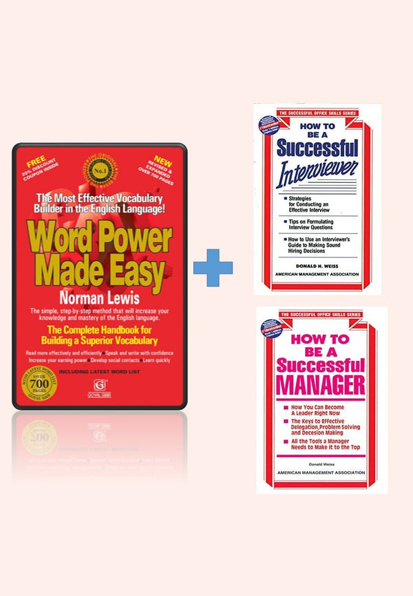 Word Power Made Easy + How to Make a Successful Interviewer +How to Become a Successful Manager (Set Of 3 Books)
