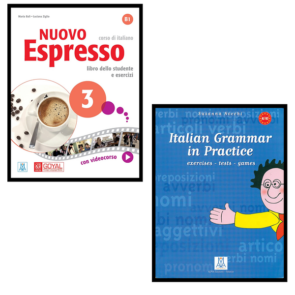 Nuove  Espresso B1 Libro + Grammar in Practice A1/B2 ( Set Of 2 Books)