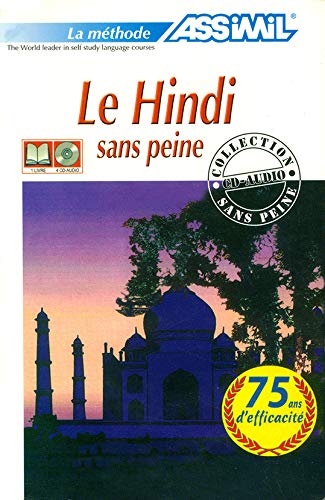 Assimil Le Hindi Sans Peine- Hindi With Ease (For French Speaker) + 4 Cds