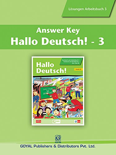 Hallo Deutsch! - 3 Answer Key