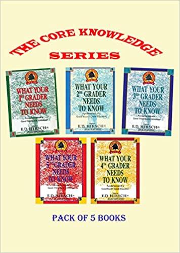 What Your 1st Grader/2nd Grader/3rd Grader/4th Grader/5th Grader Needs to Know (The Core Knowledge Series)- Set Of 5 Books