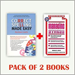 Correct Spelling Made Easy + Managing Stress (Set of 2 Books)