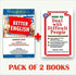 Better English + How to Deal with Difficult People (Set of 2 books)