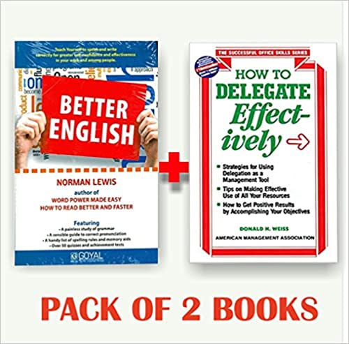 Better English + How to Delegate Effectively (Set of 2 books)