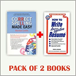 Correct Spelling Made Easy + How to Write an Effective Resume (Set of 2 Books)