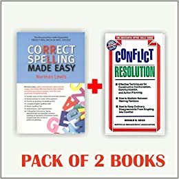 Correct Spelling Made Easy + Conflict Resolution (Set of 2 books)