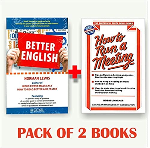 Better English + How to Run a Meeting (Set of 2 books)