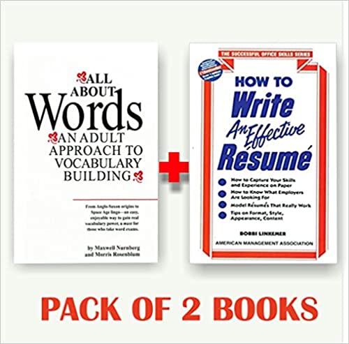 All About Word + How to Write an Effective Resume (Set of 2 books)