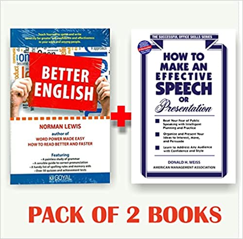 Better English + How to Make an Effective Speech or Presentation (Set of 2 books)