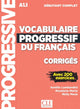 Vocabulaire Prog. Du Français - Niveau Débutant Complet - Corrigés - Nouvelle Couverture