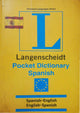 Langenscheidt Pocket Spanish Dictionary