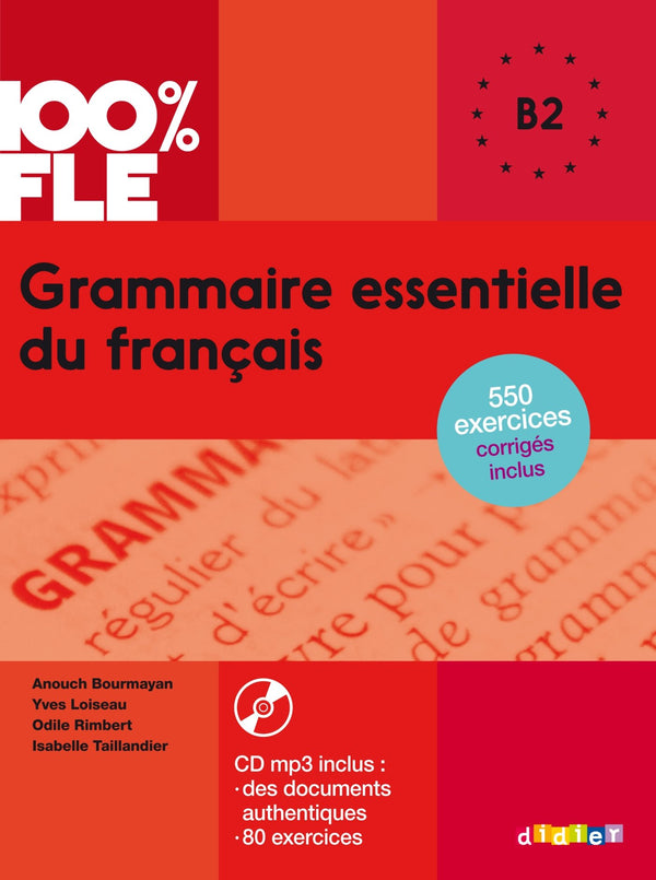 Grammaire Essentielle Du Français B2 – Livre + Cd