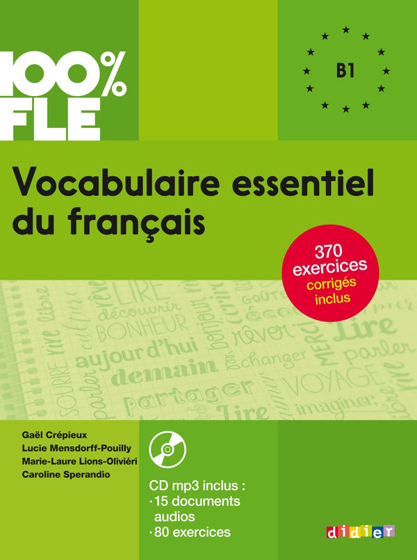 Vocabulaire Essentiel Du Français B1 – Livre + Cd