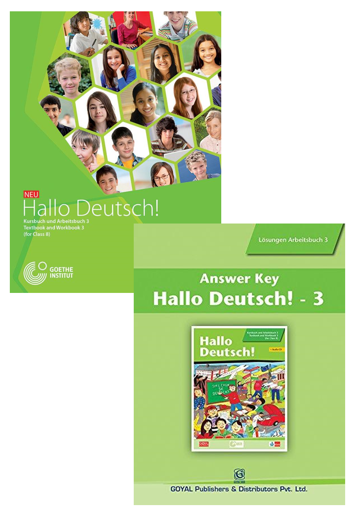 Hallo Deutsch Book For Class 6 Answers Hallo Deutsch 3 Textbook + Workbook ( Audio Downloadable ) Answer Key