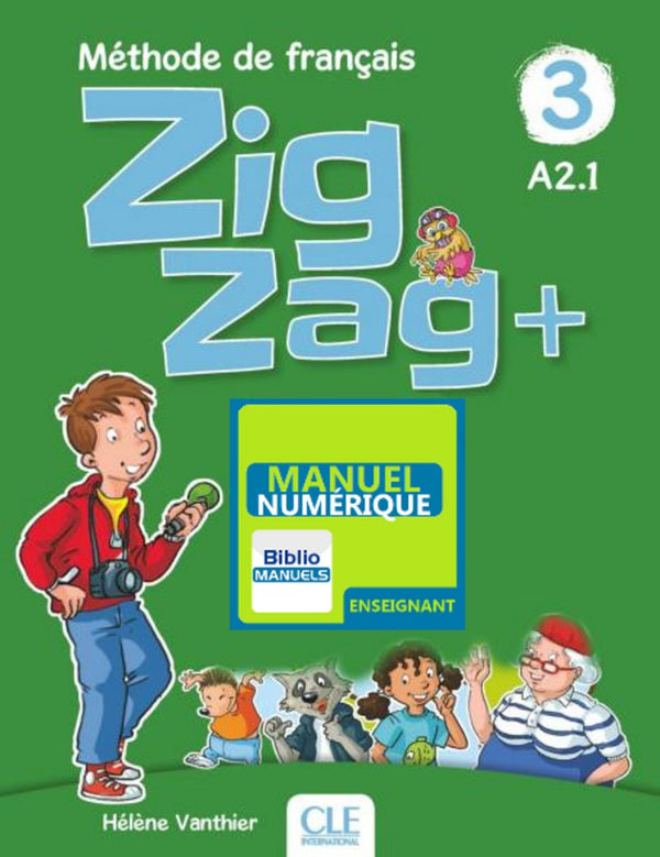 Zigzag + 3 - Niveau A2 - Version numérique enseignant