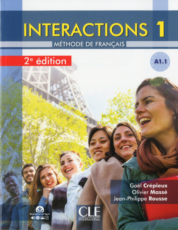 Interactions 1 - Niveau A1.1 - Livre de l'élève + Audio téléchargeable en ligne - 2ème édition