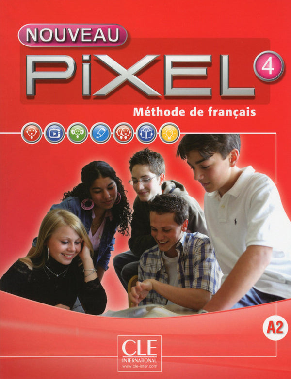 Nouveau Pixel 4-Niveau A2 - Livre de l'élève + DVD