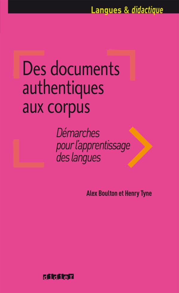 Des documents authentiques aux corpus – Livre