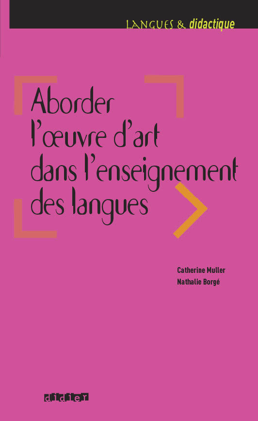 Aborder l’oeuvre d’art dans l’enseignement des langues – Livre
