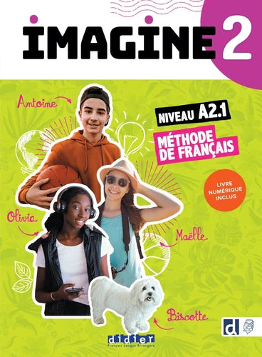 Imagine 2 niveau A2 Méthode de français - Livre élève + livre numérique inclus